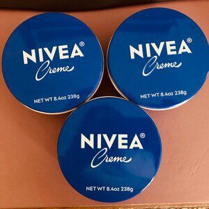 3 - NIVEA Creme 8.4 oz Tin